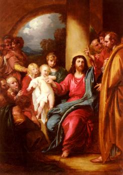 本傑明 韋斯特 Christ Showing A Little Child As The Emblem Of Heaven